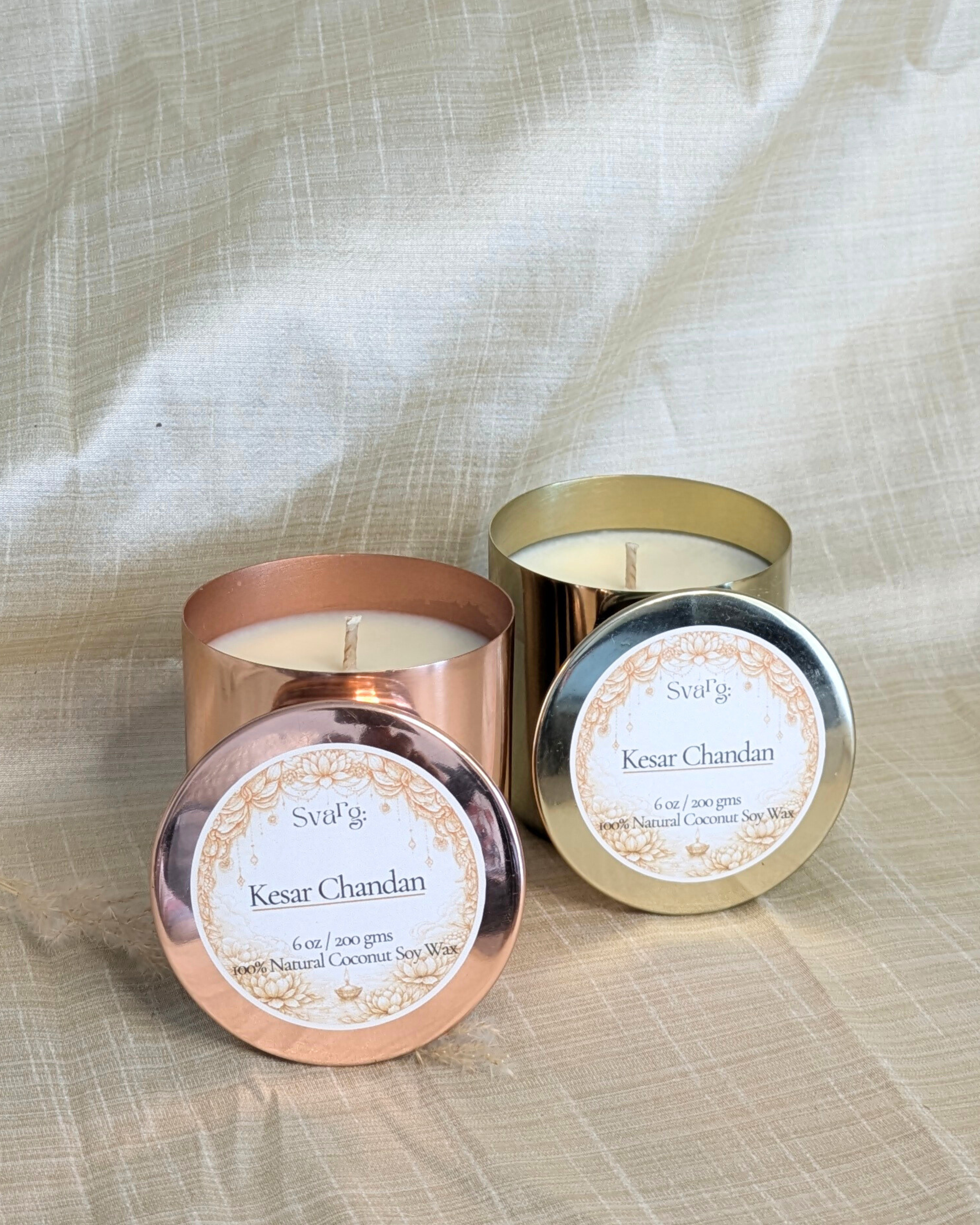 SVARG: KESAR CHANDAN CANDLE