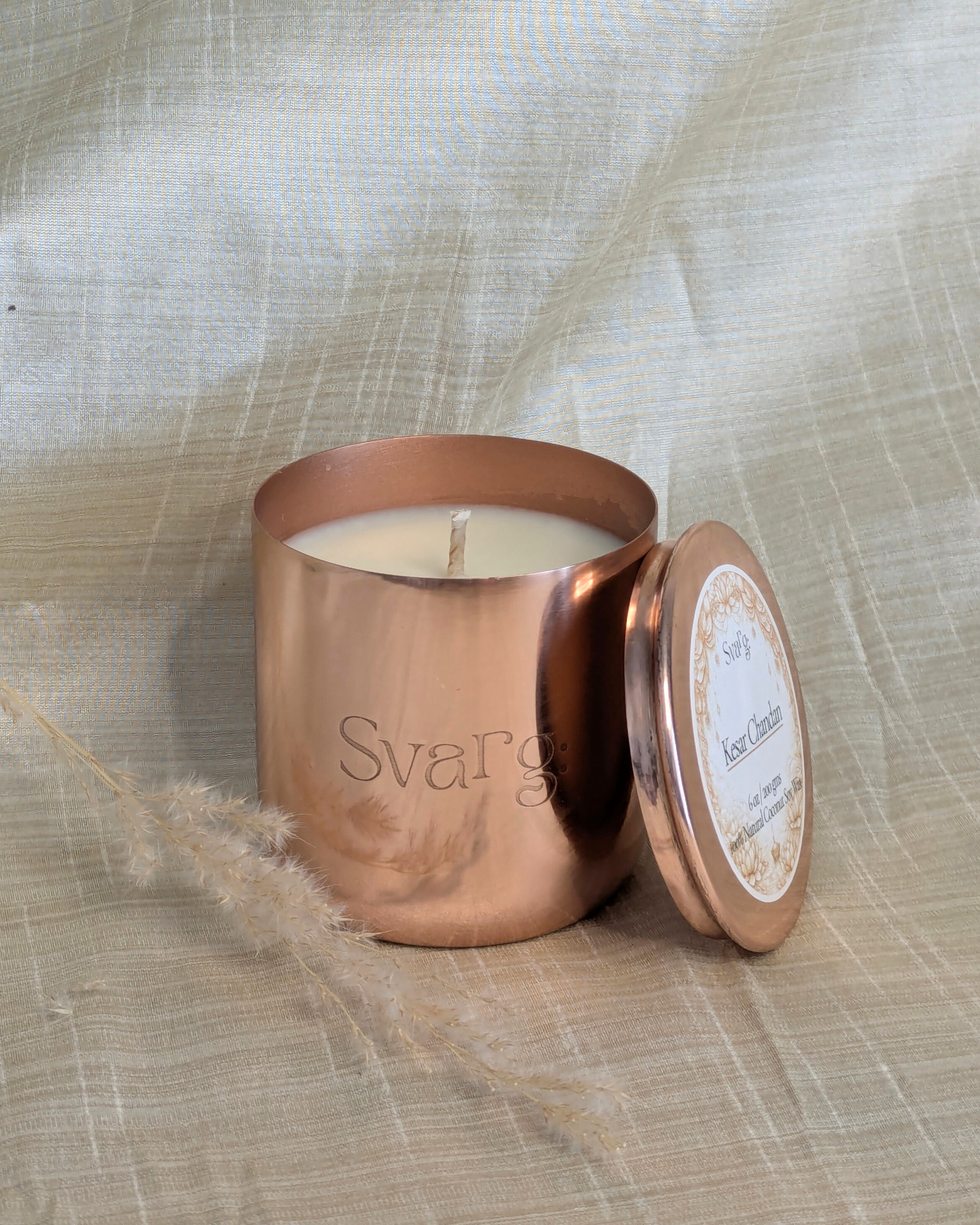 SVARG: KESAR CHANDAN CANDLE