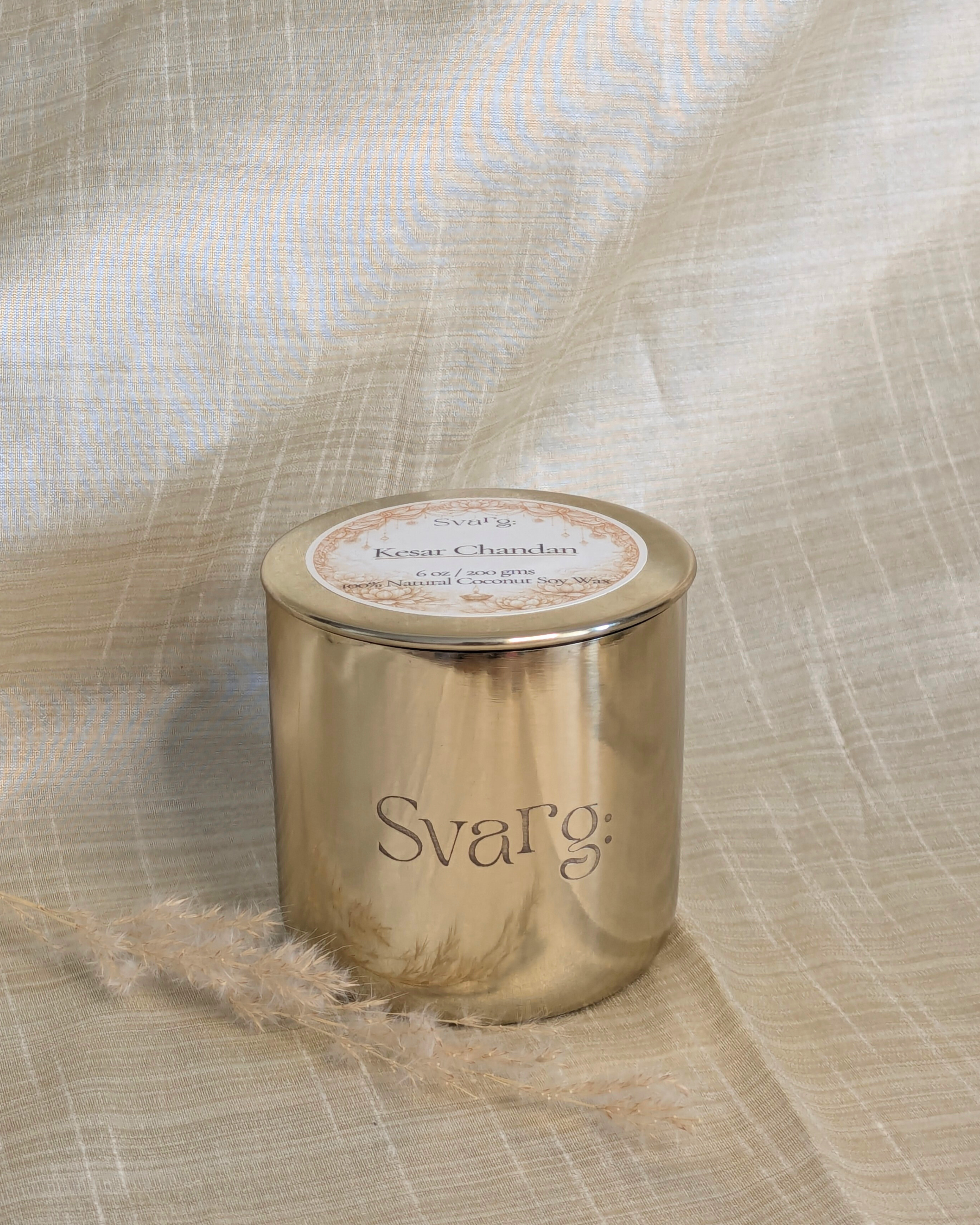 SVARG: KESAR CHANDAN CANDLE