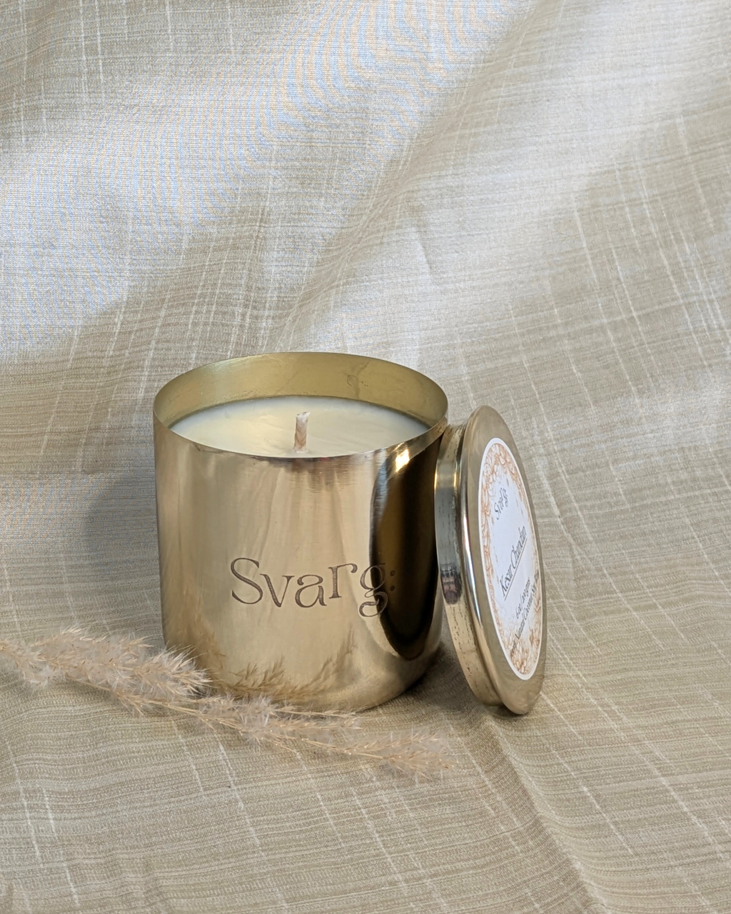 SVARG: KESAR CHANDAN CANDLE