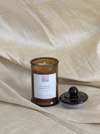 SVARG: KESAR CHANDAN CANDLE GLASS