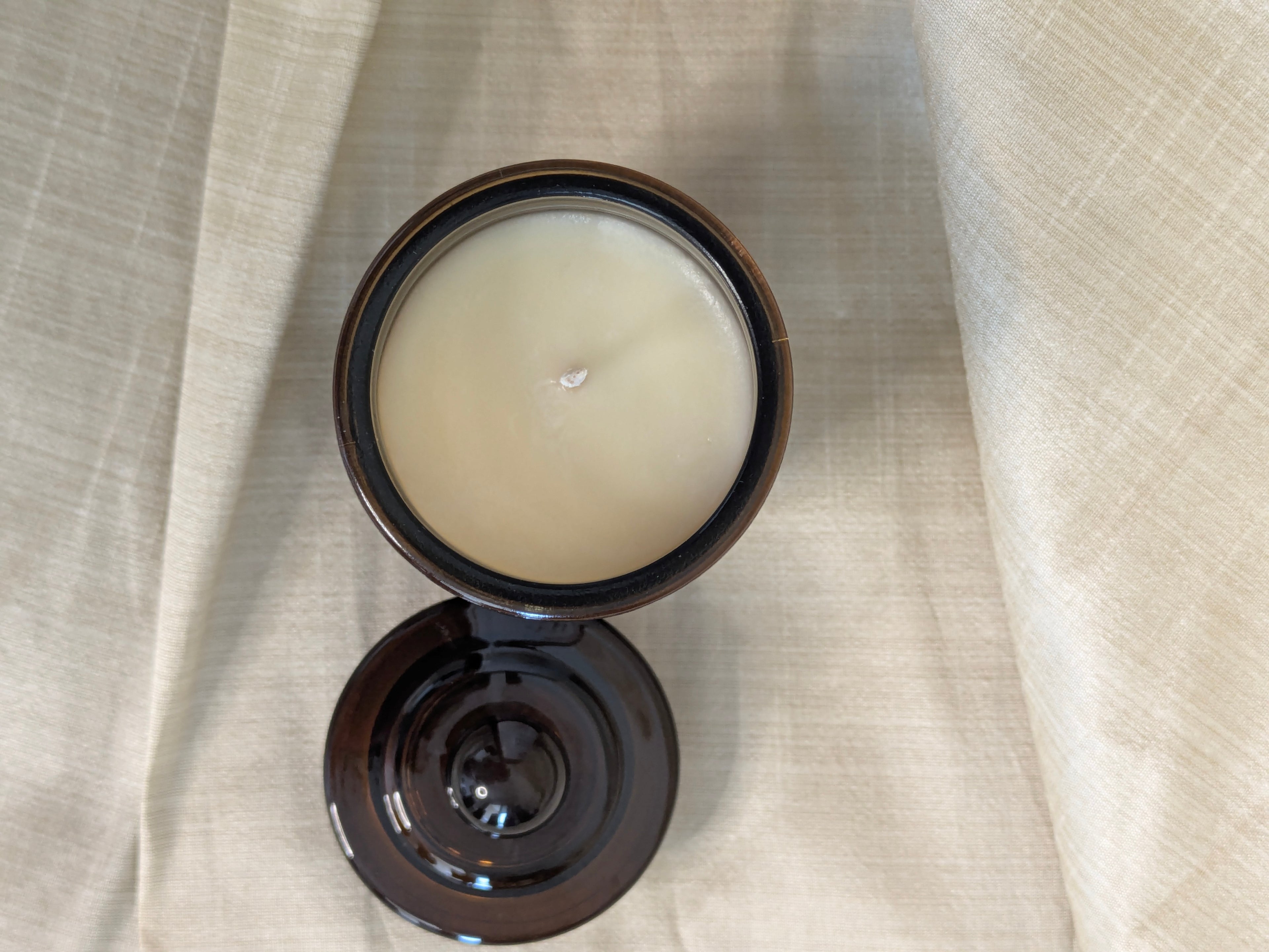 SVARG: KESAR CHANDAN CANDLE GLASS
